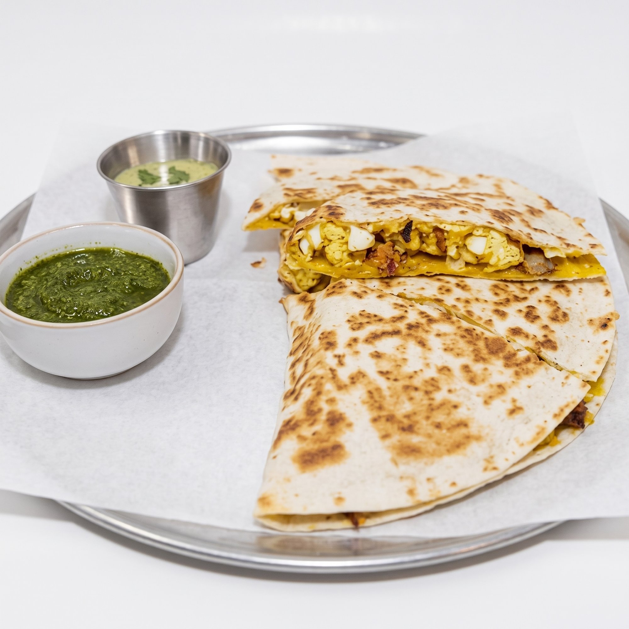 Spiced Paneer Quesadilla