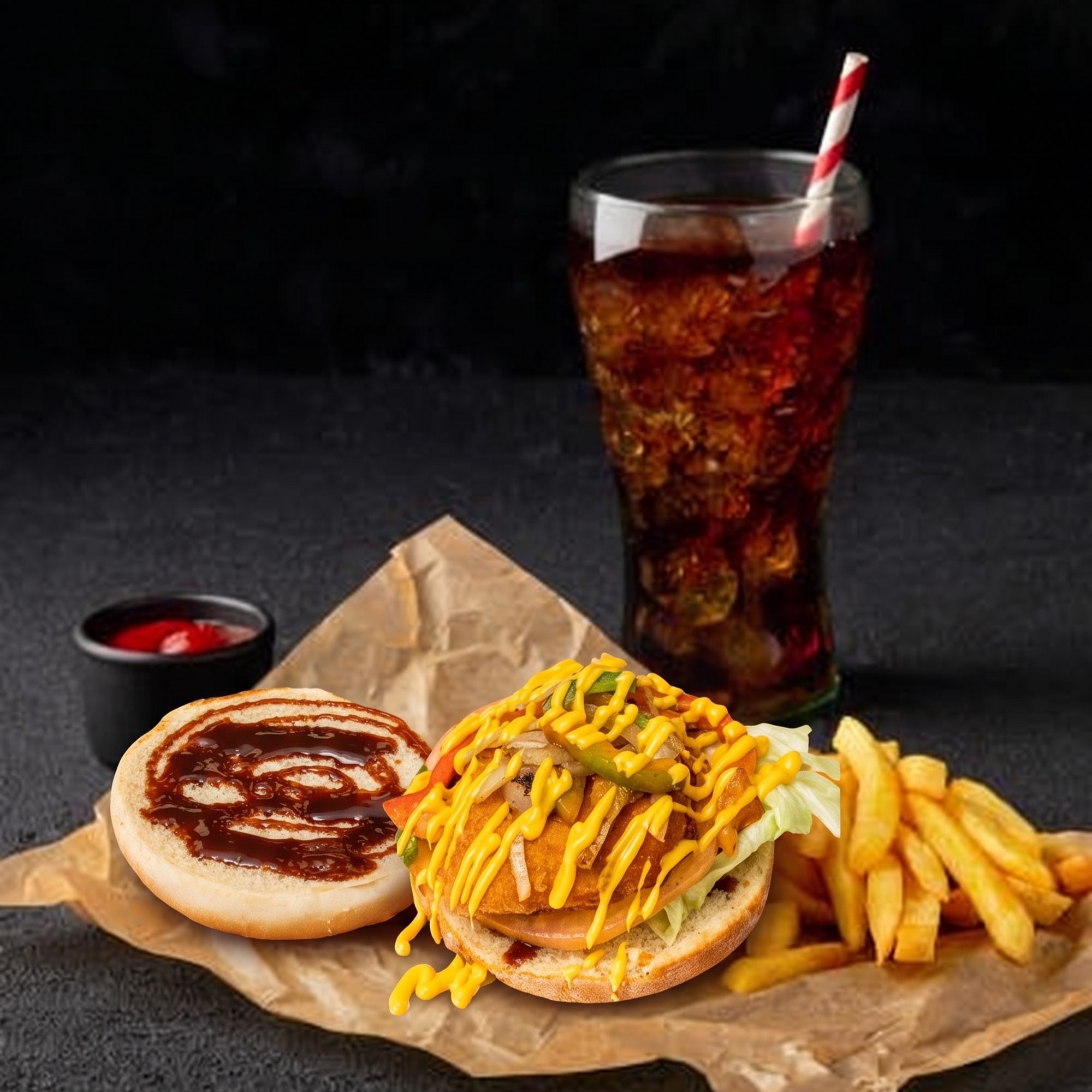 Son of a bun combo w fries/soda