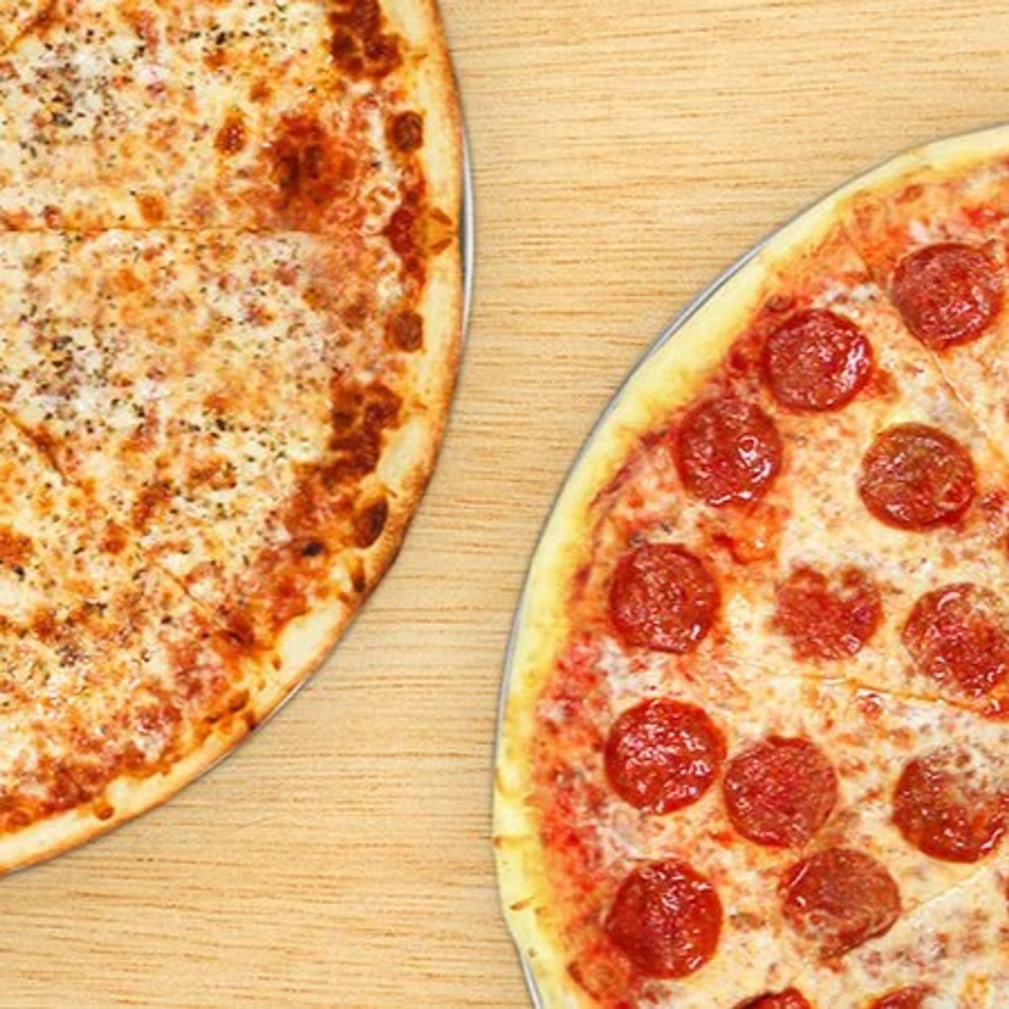 Two 14" Pizzas 1 - Topping