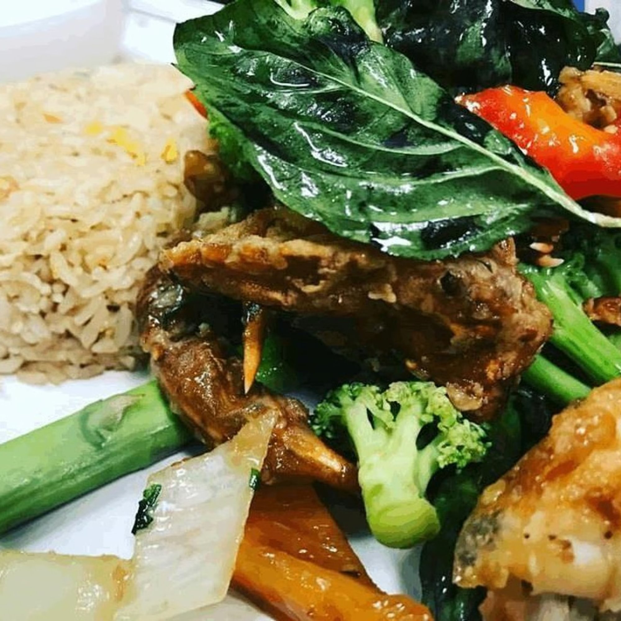 Soft-Shell Crab with Black Pepper Sauce