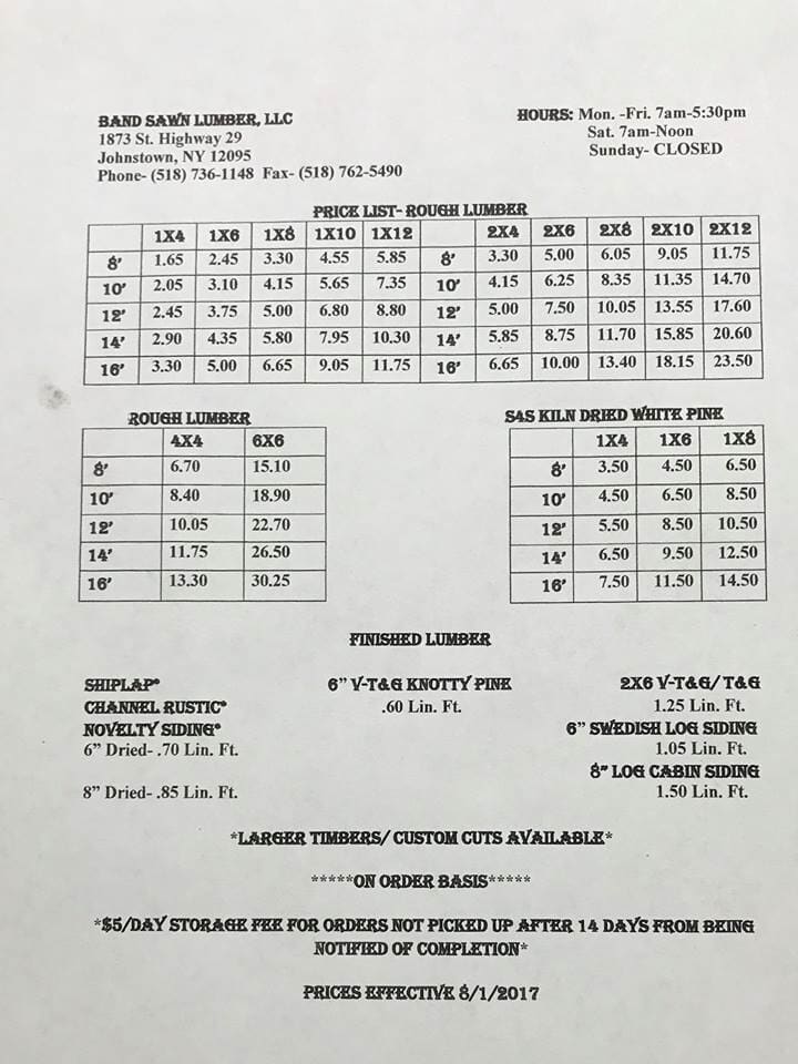 Band Sawn Lumber, LLC Photo