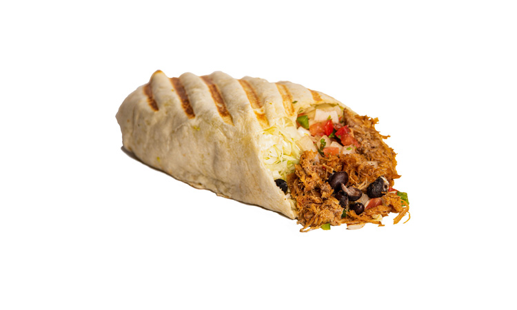 BEEF OR CHICKEN BURRITO