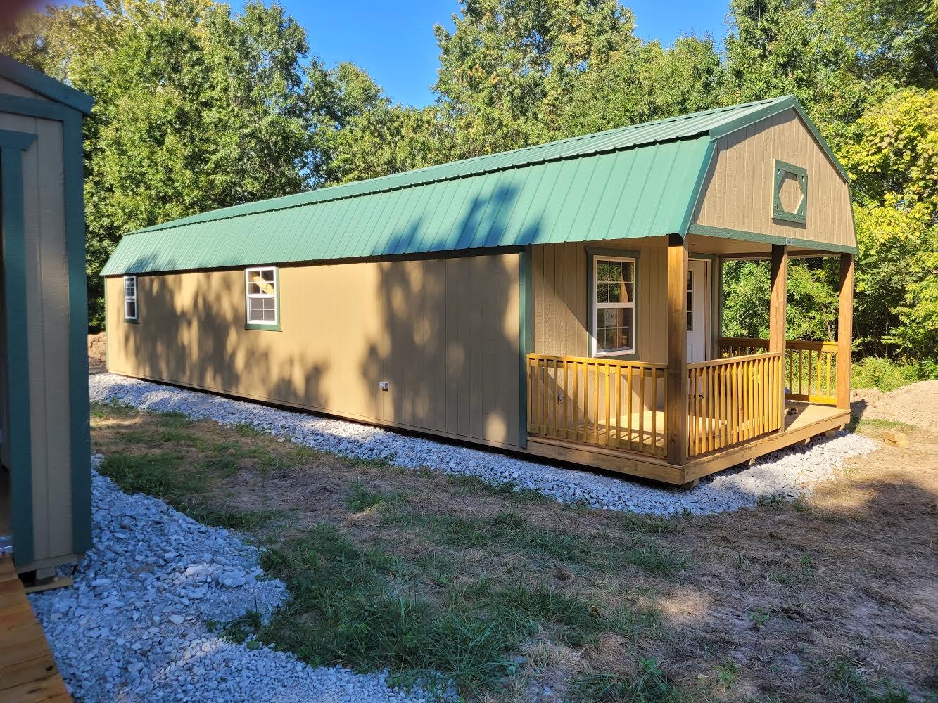 16x50 Lofted Cabin for hunting cabins or lake lots.