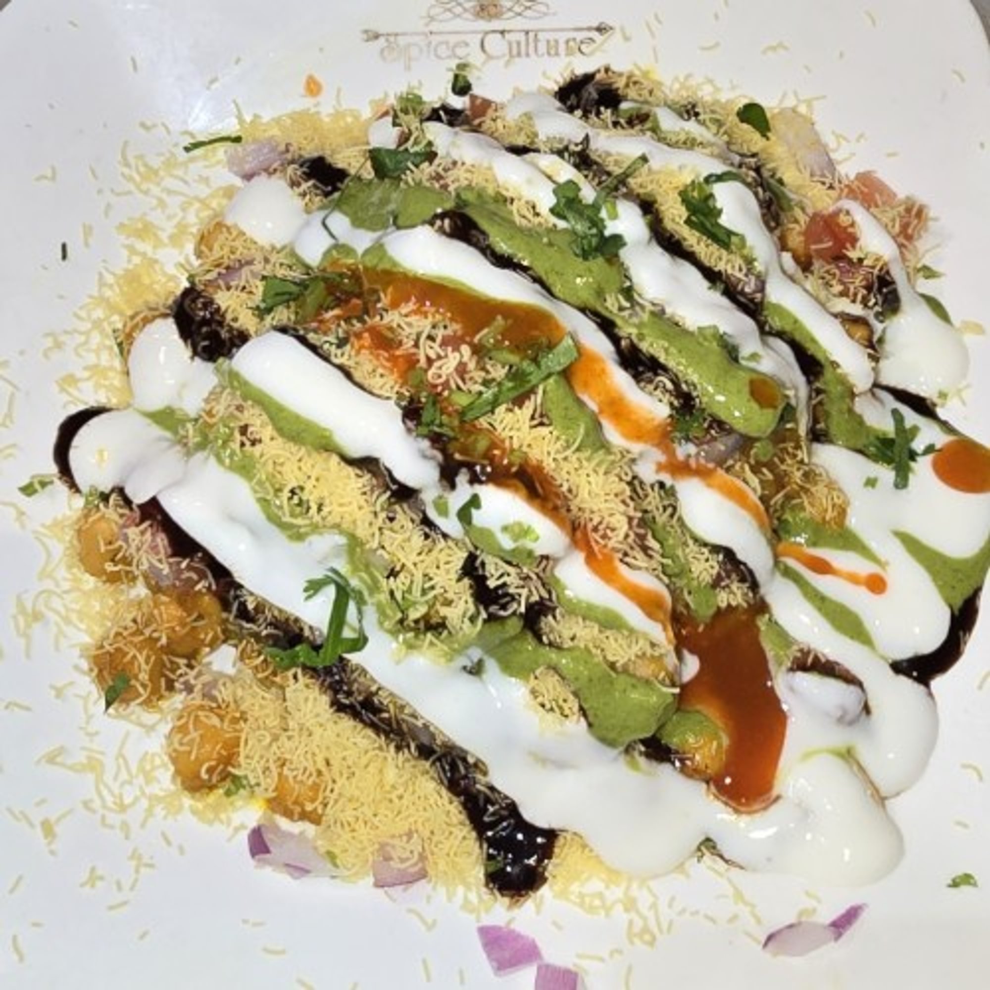 Stuffed Aloo Tikki Chaat