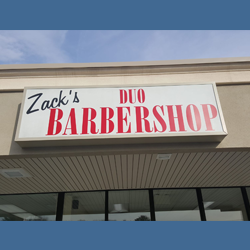 Zack's Duo Barber Shop Logo