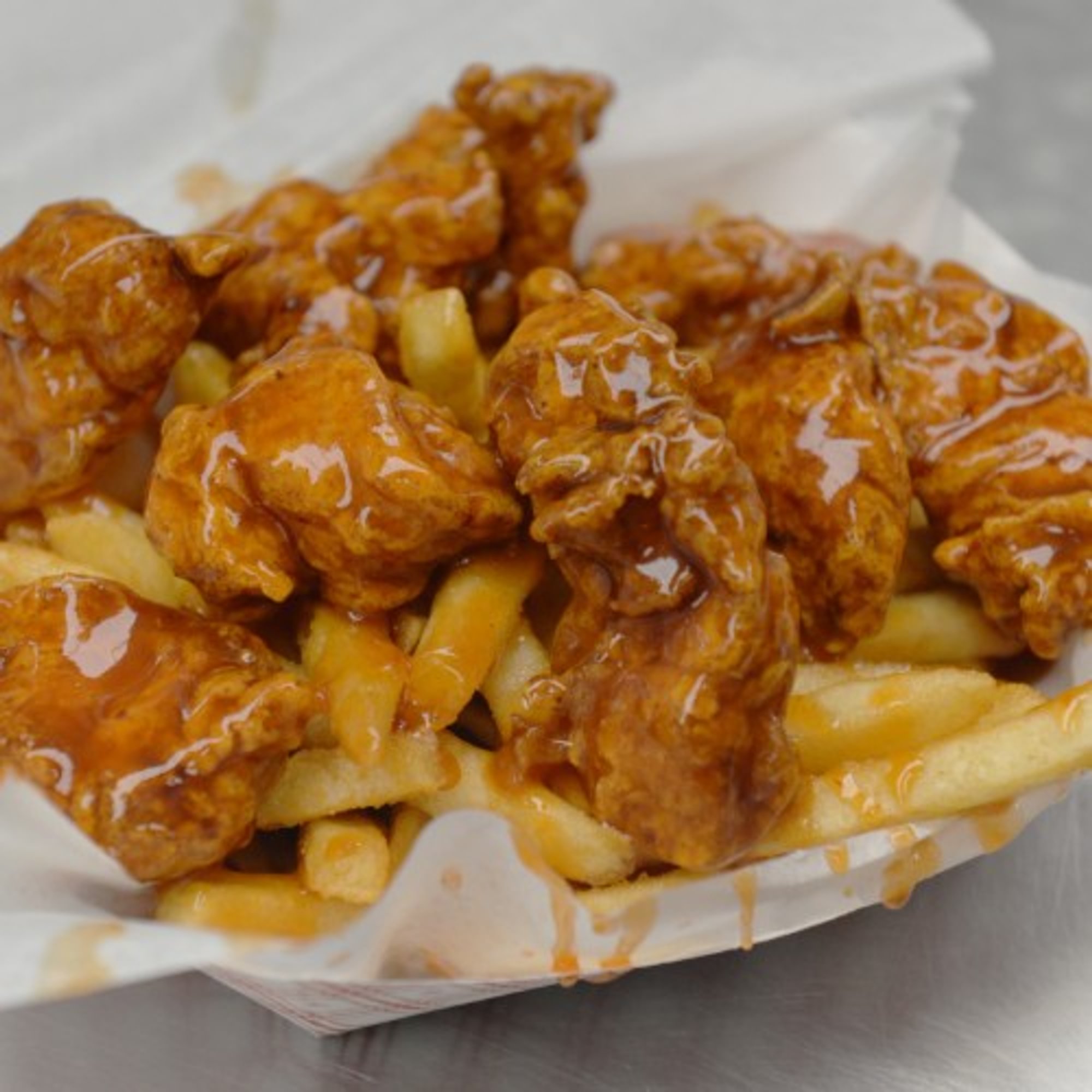 8 Pcs Boneless Wings with Fries