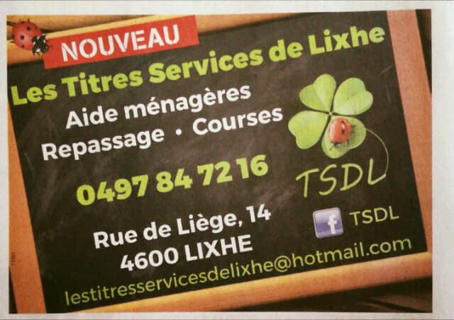Les Titres-Services de Lixhe TSDL