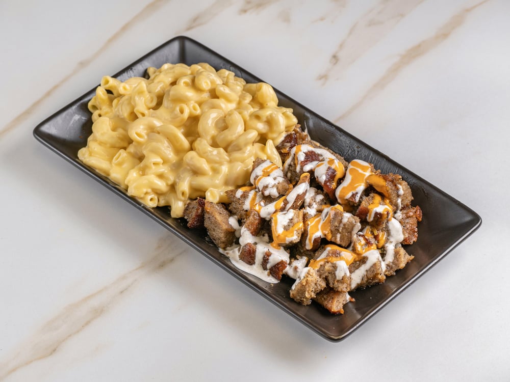 Lamb Over Mac & Cheese