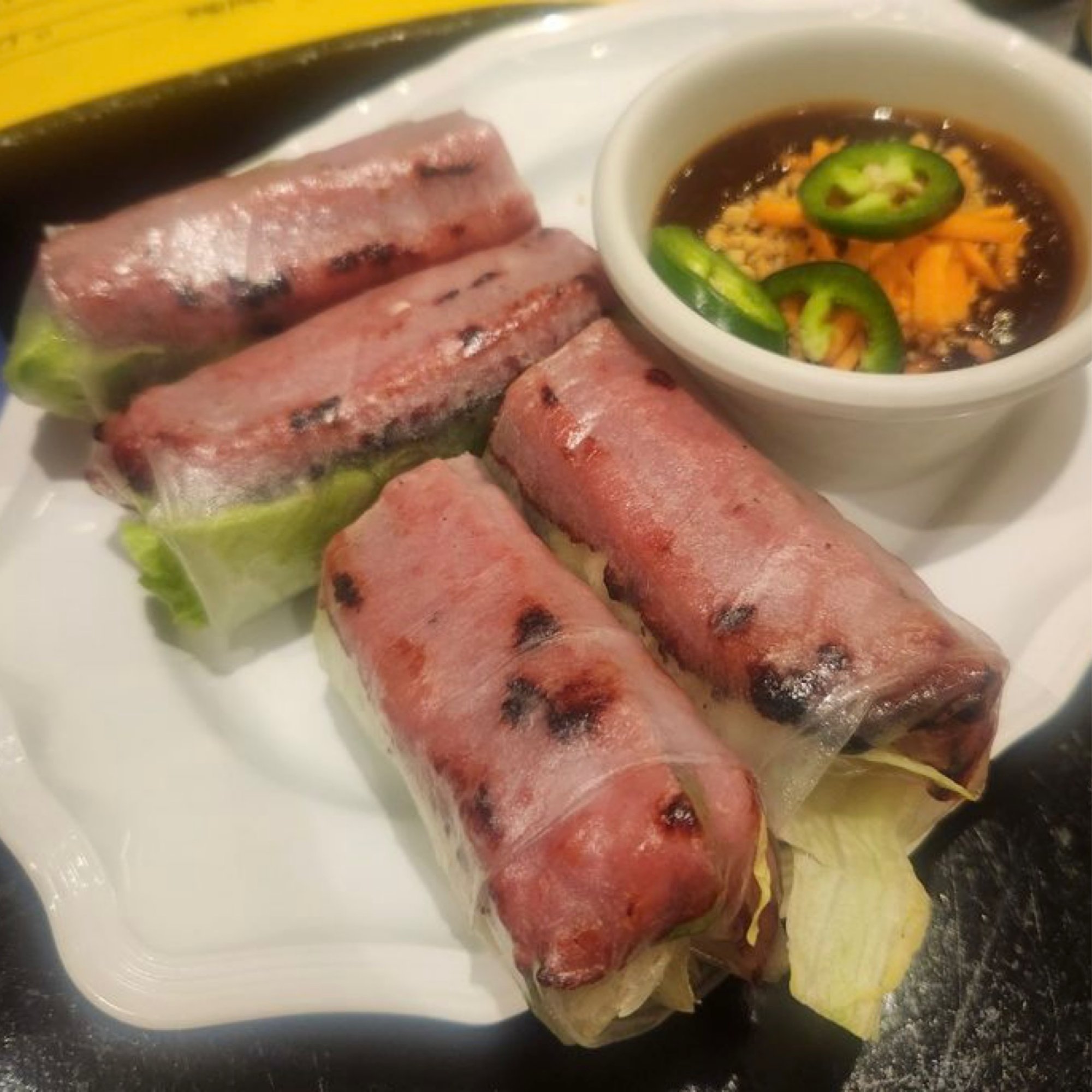 06. Grilled pork meat rolls - nem nướng cuốn
