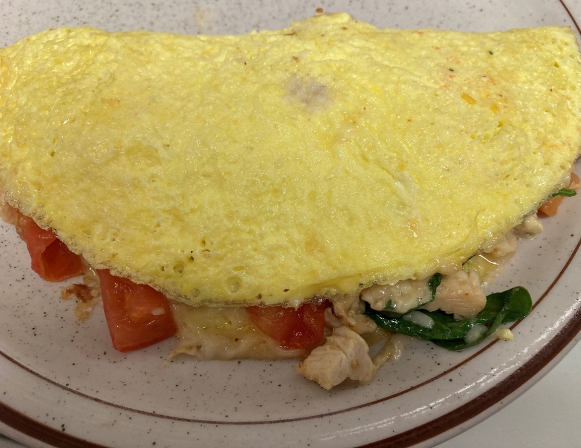 Chicken Parmesan Omelet