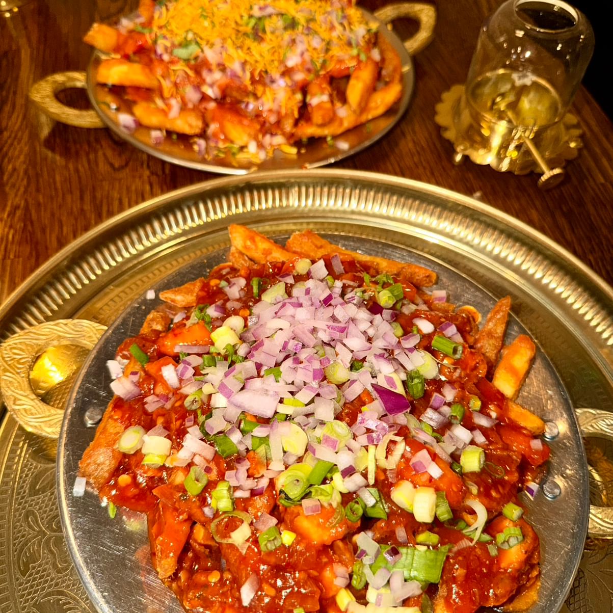 Chili Chicken Loaded Masala Fries
