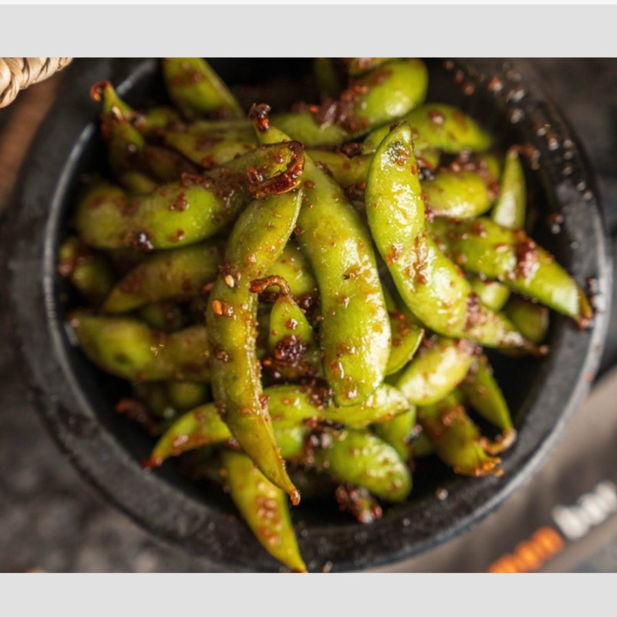 GARLIC EDAMAME