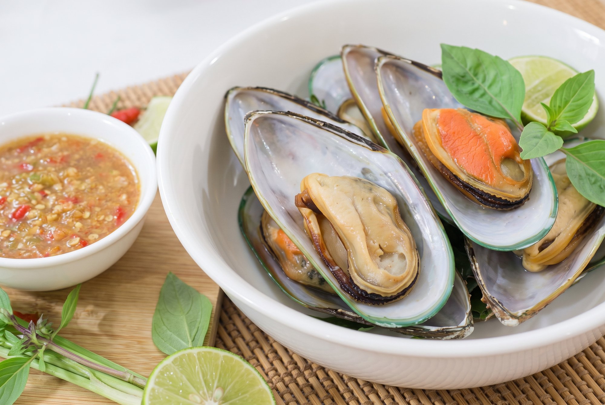 64. Steamed Mussels