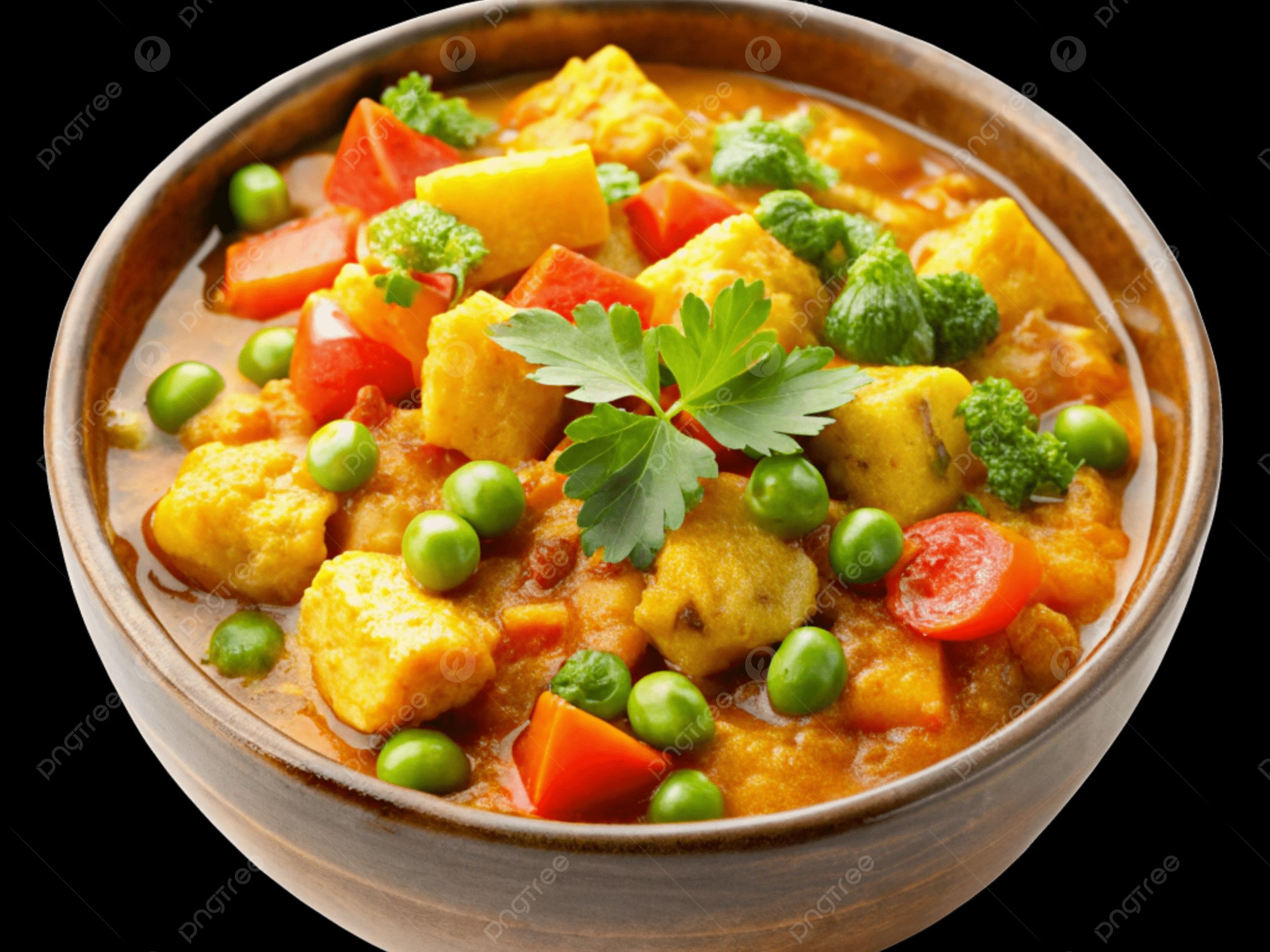 Veg Curry W/ Rice