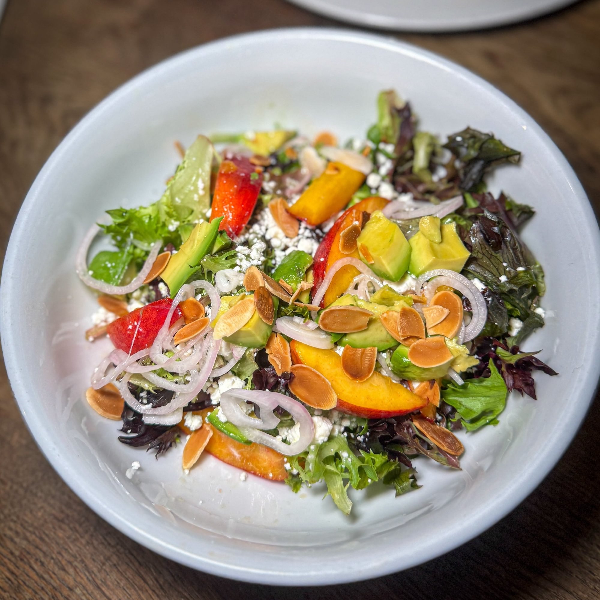 Full Peach and Avocado Salad