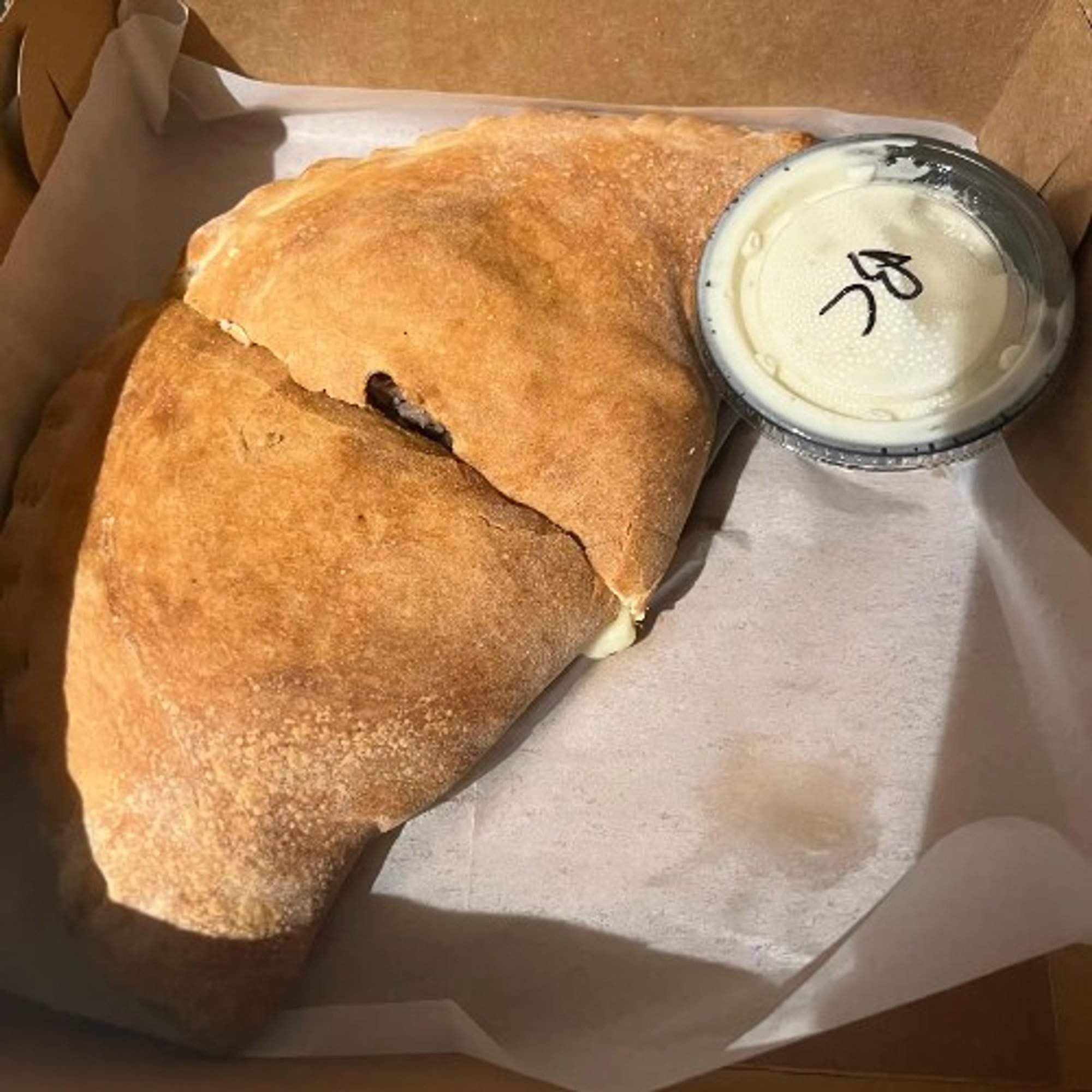 Steak Bomb Calzone
