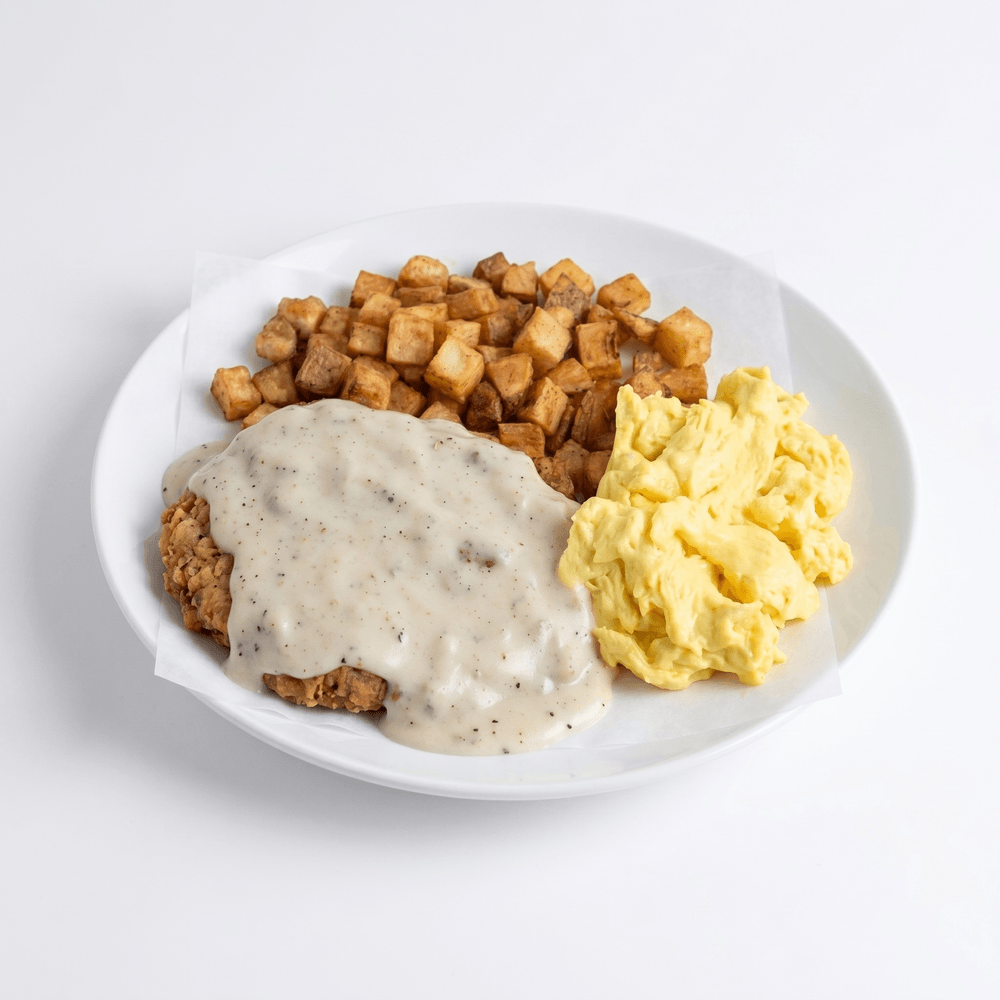 Chicken Fried Steak & Eggs