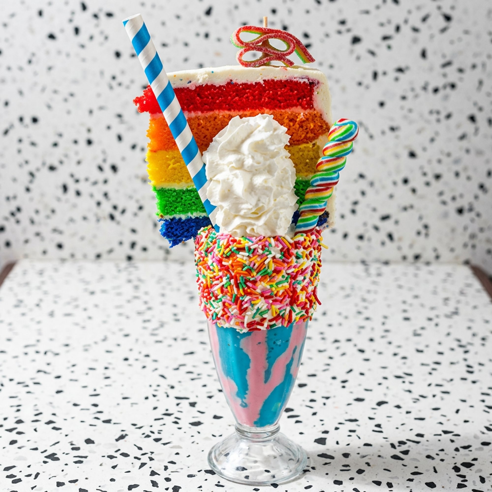 Rockin' Robin Rainbow Milkshake