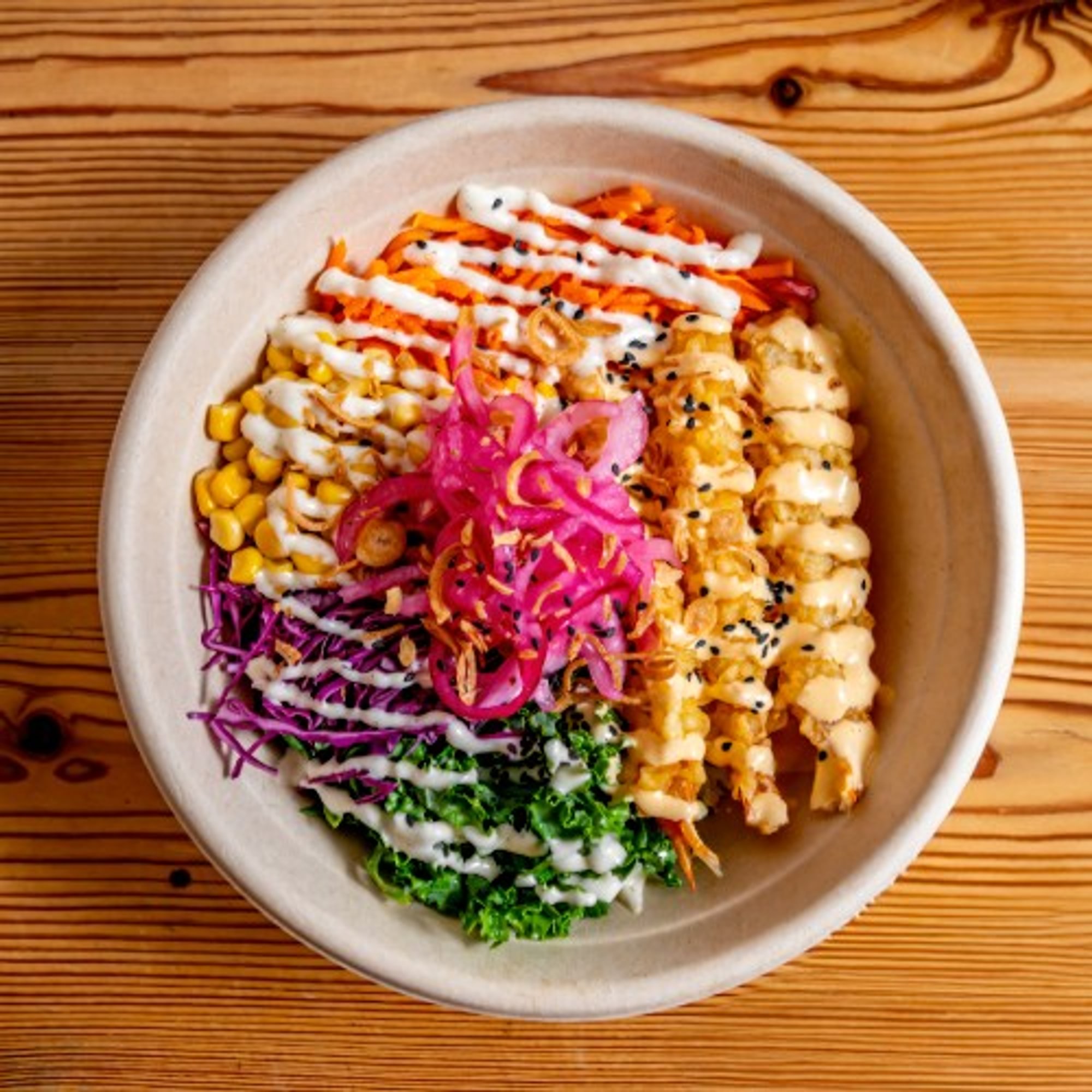 N4) Shrimp Tempura Sesame Noodles
