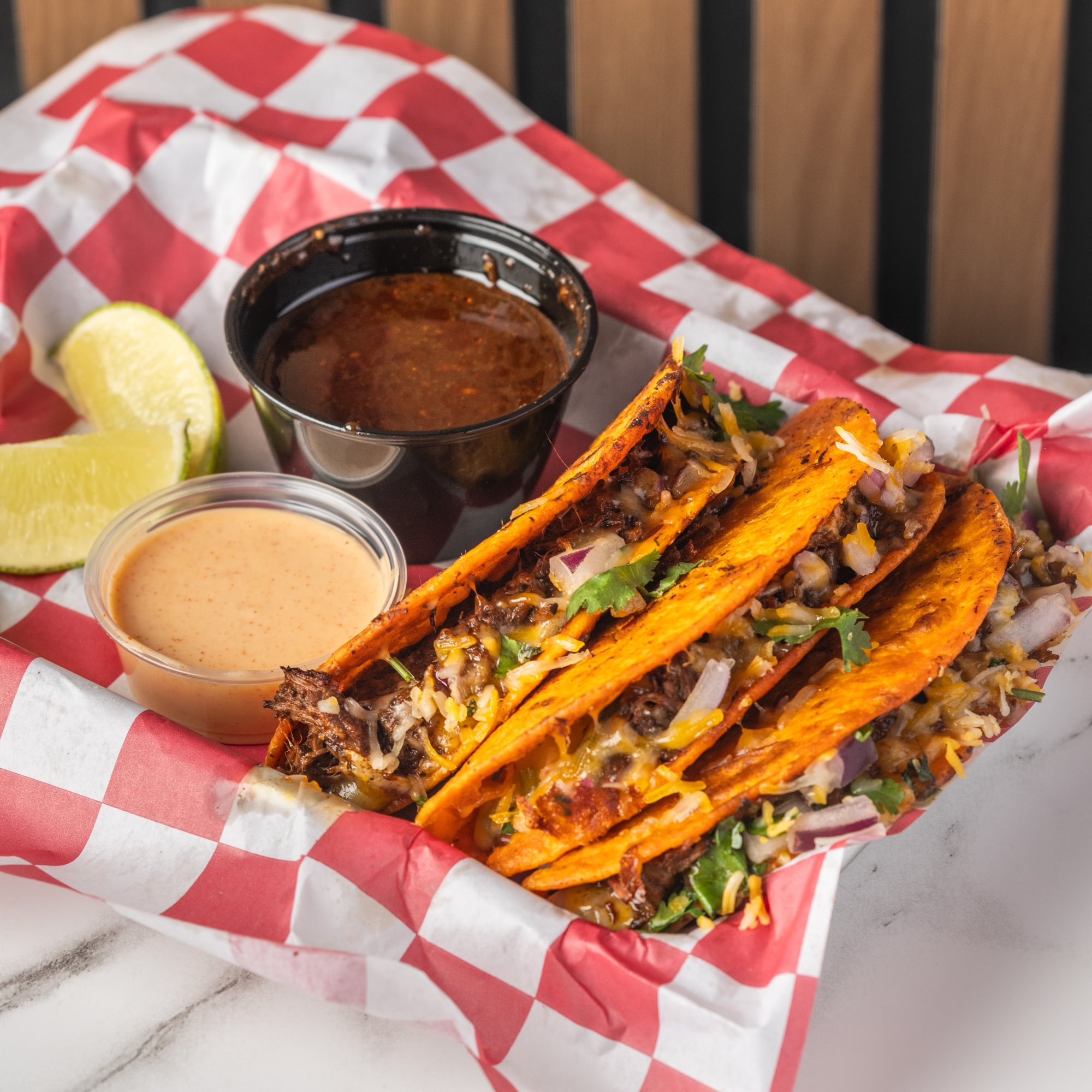Beef Birria Tacos (3 Pcs)