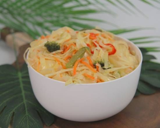 Steamed Cabbage and Carrot