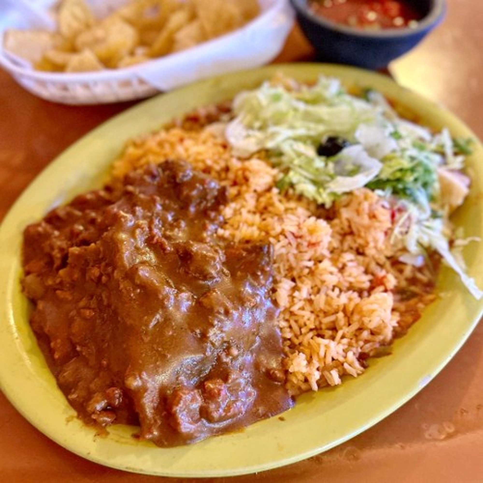 D. Tamale with a Green Enchilada
