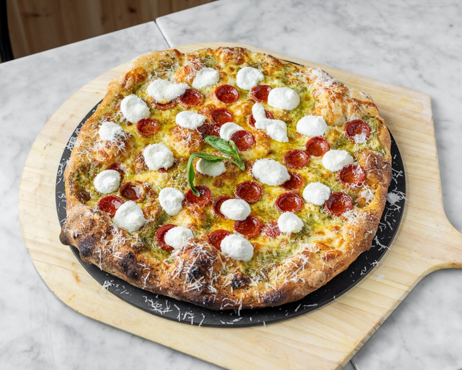 Ricotta Pepperoni Pizza