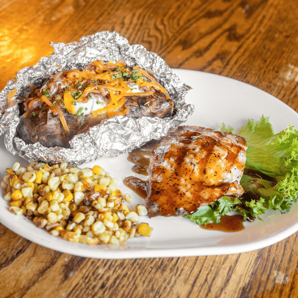 Bourbon Glazed Salmon