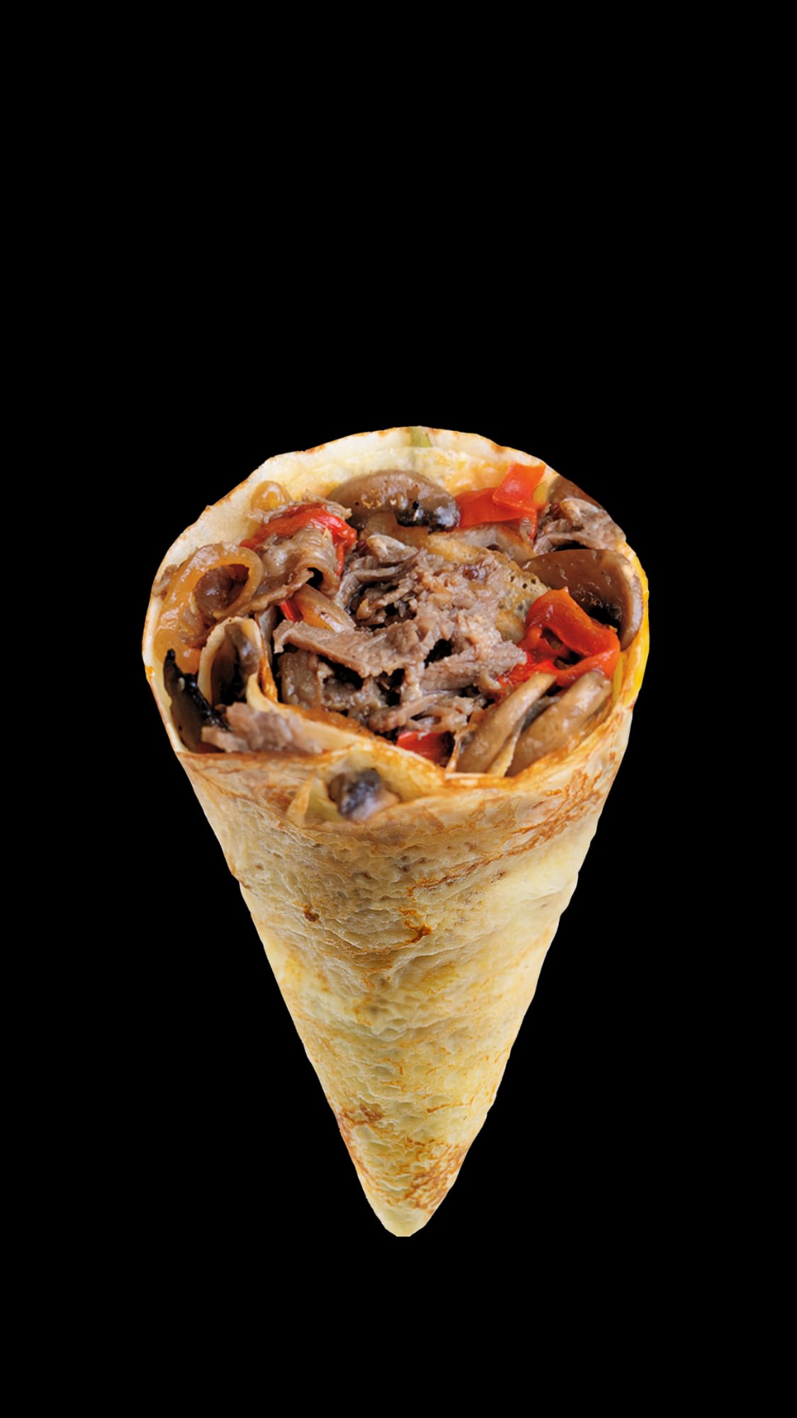 Philly Cheesesteak Crêpe