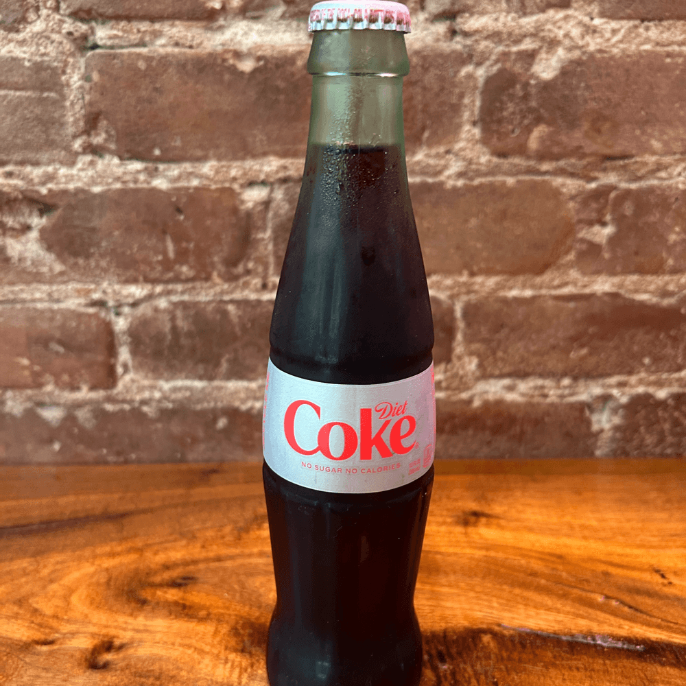 Glass Diet Coke