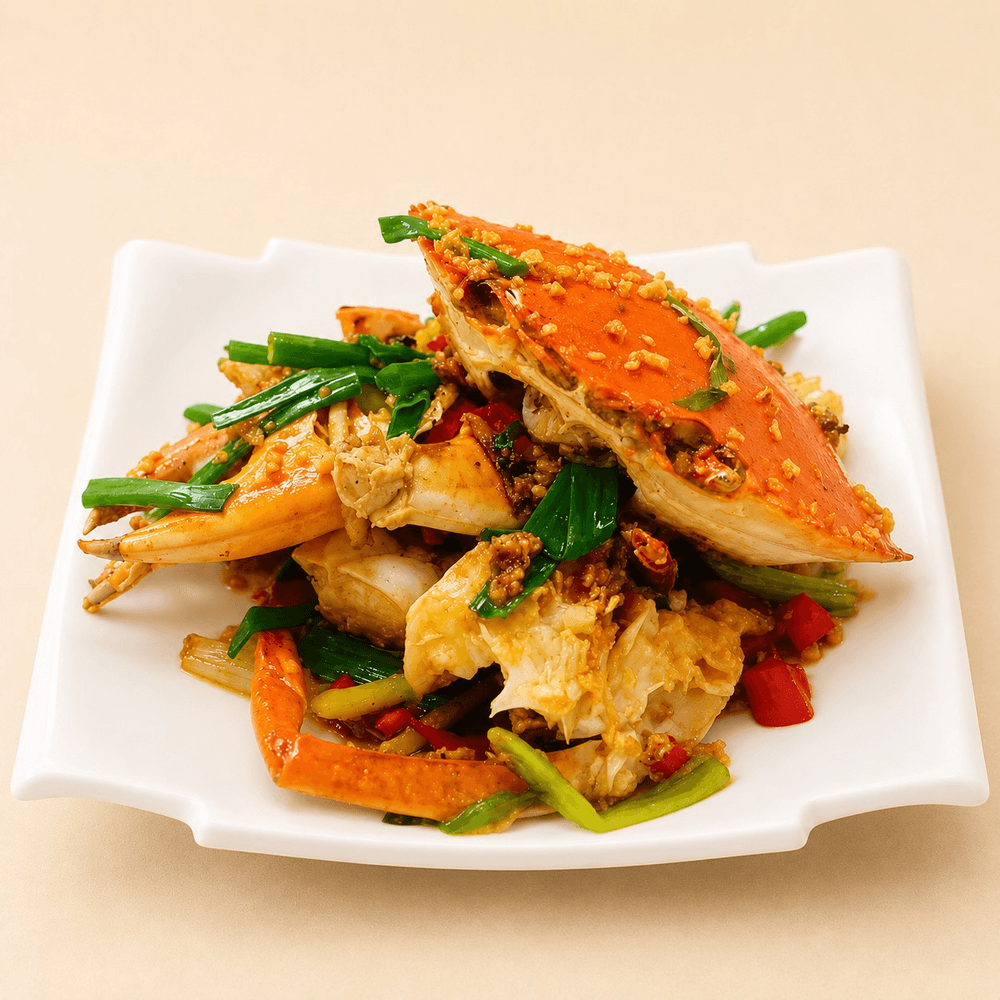Ginger Scallion Crab / 姜葱游水大肉蟹