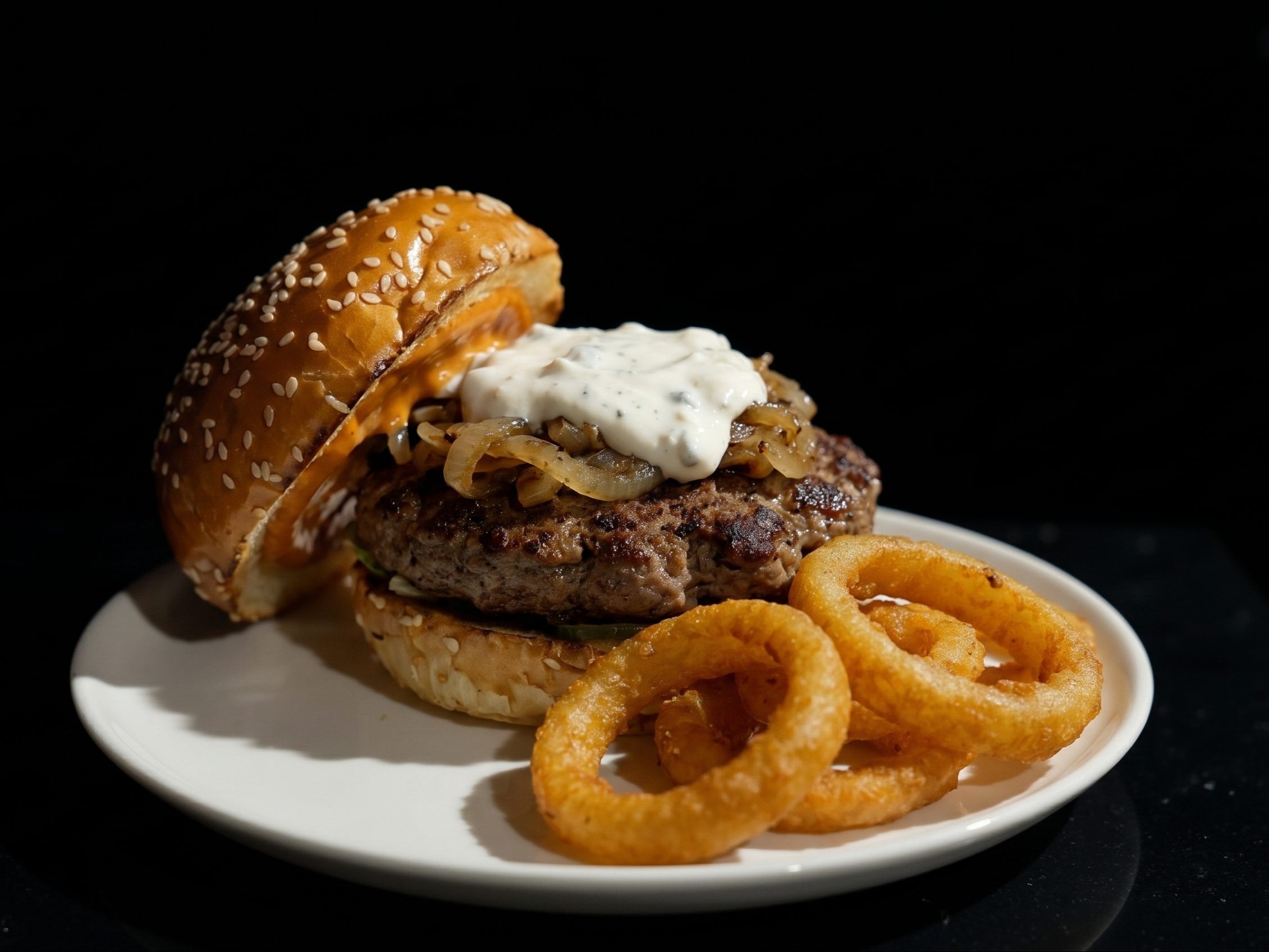 Greek Lamb Burger