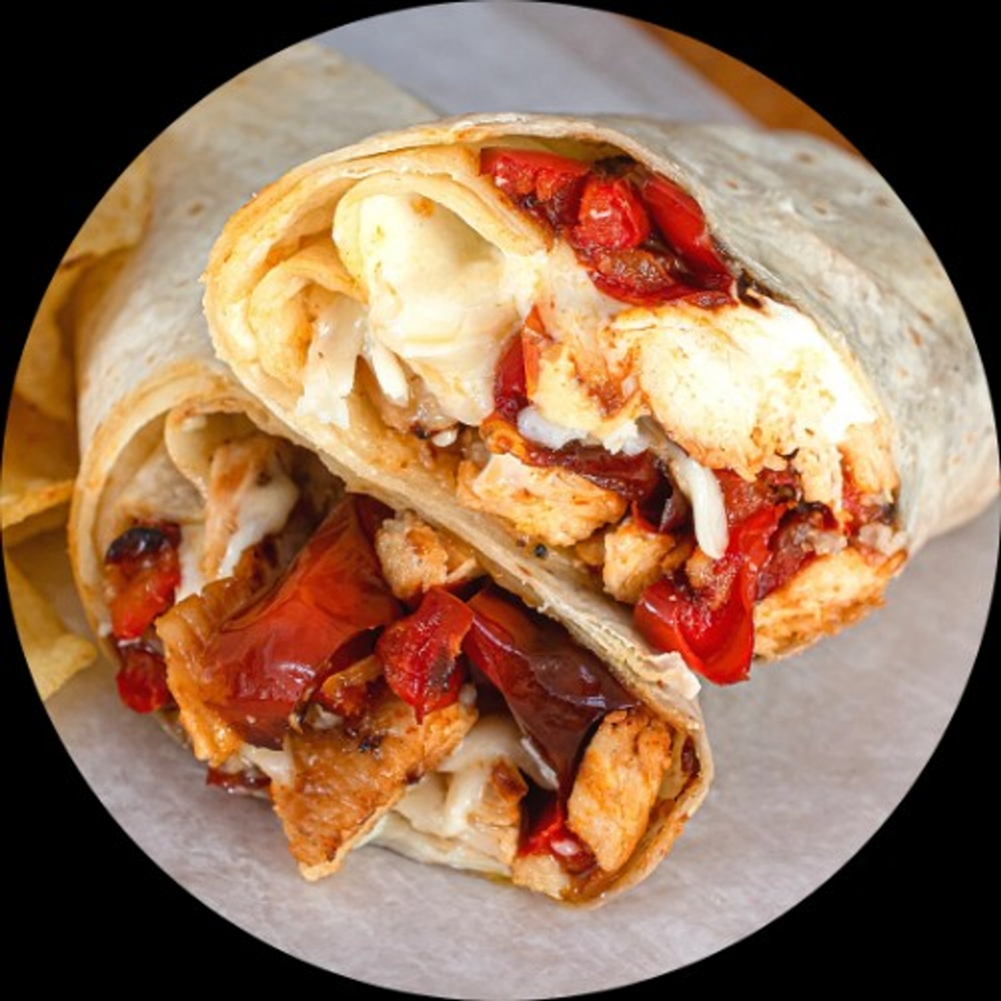 Grilled Chicken, Fresh Mozzarella, & Roasted Peppers