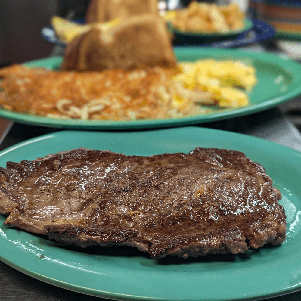 Ribeye Steak with 2 Eggs