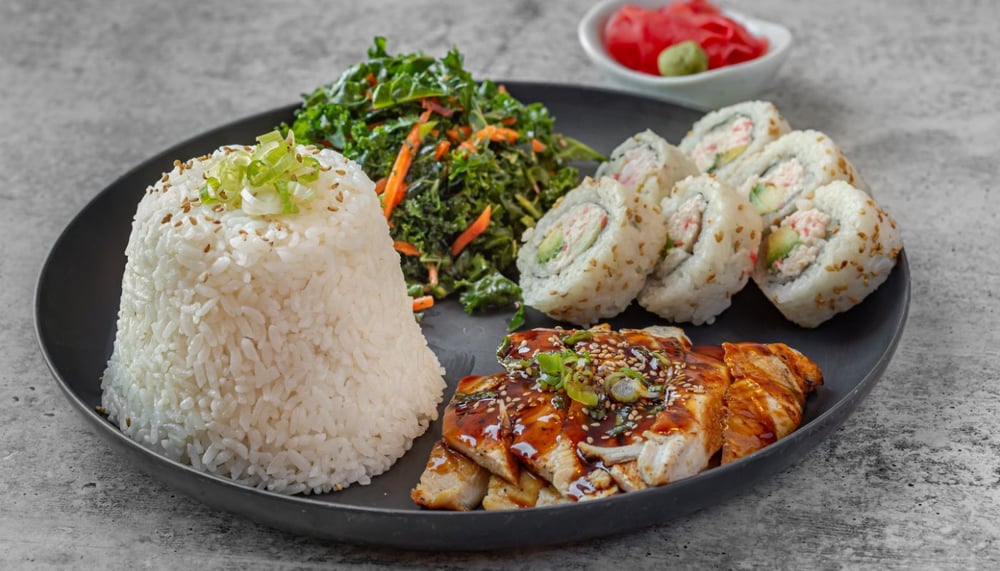 Chicken and California Roll Combo
