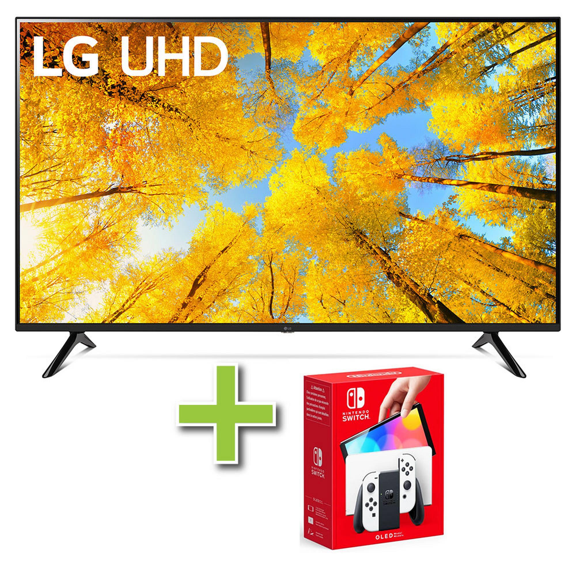 75" LG AI ThinQ 4K Ultra HD Smart TV & Nintendo Switch OLED Console