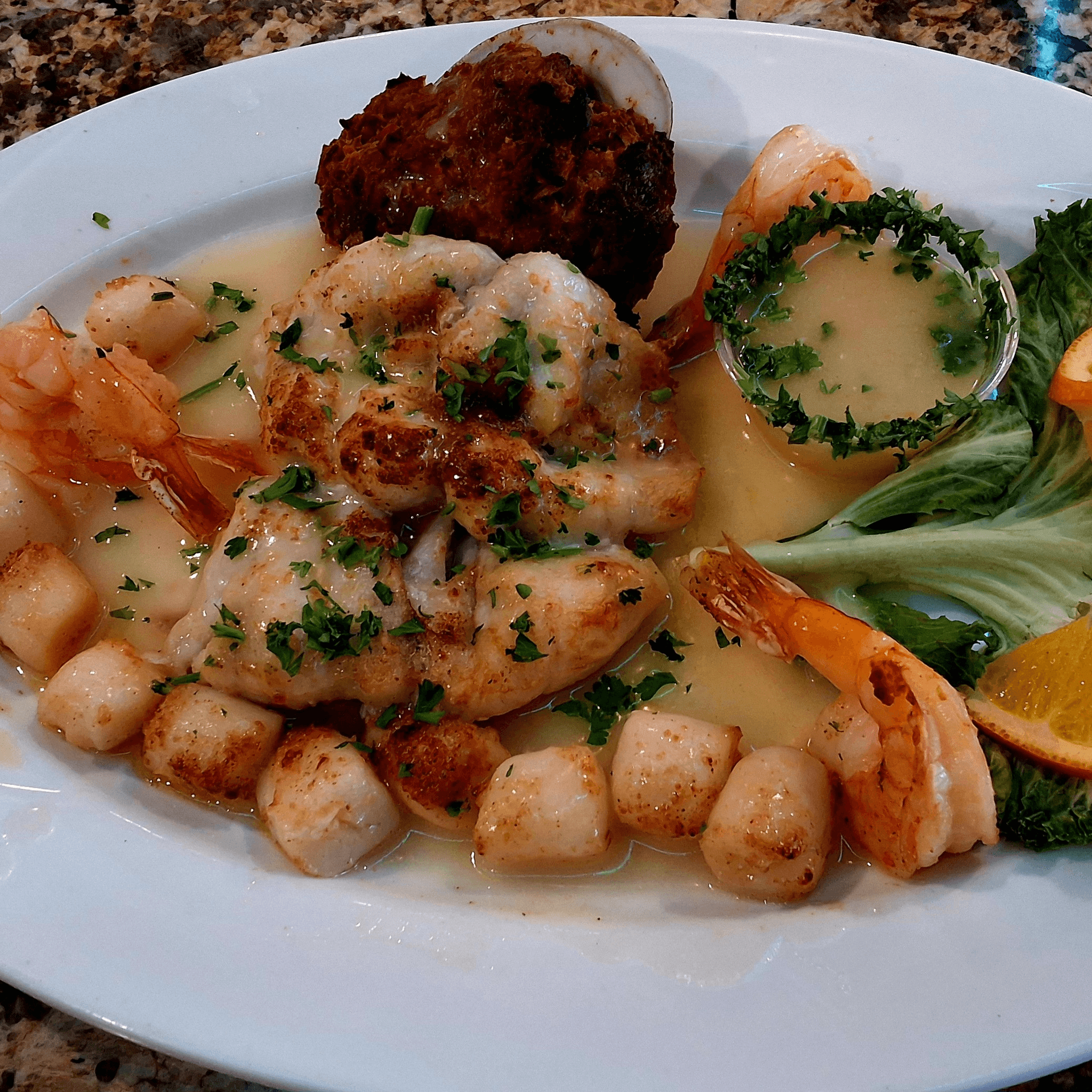 Broiled Seafood Combo