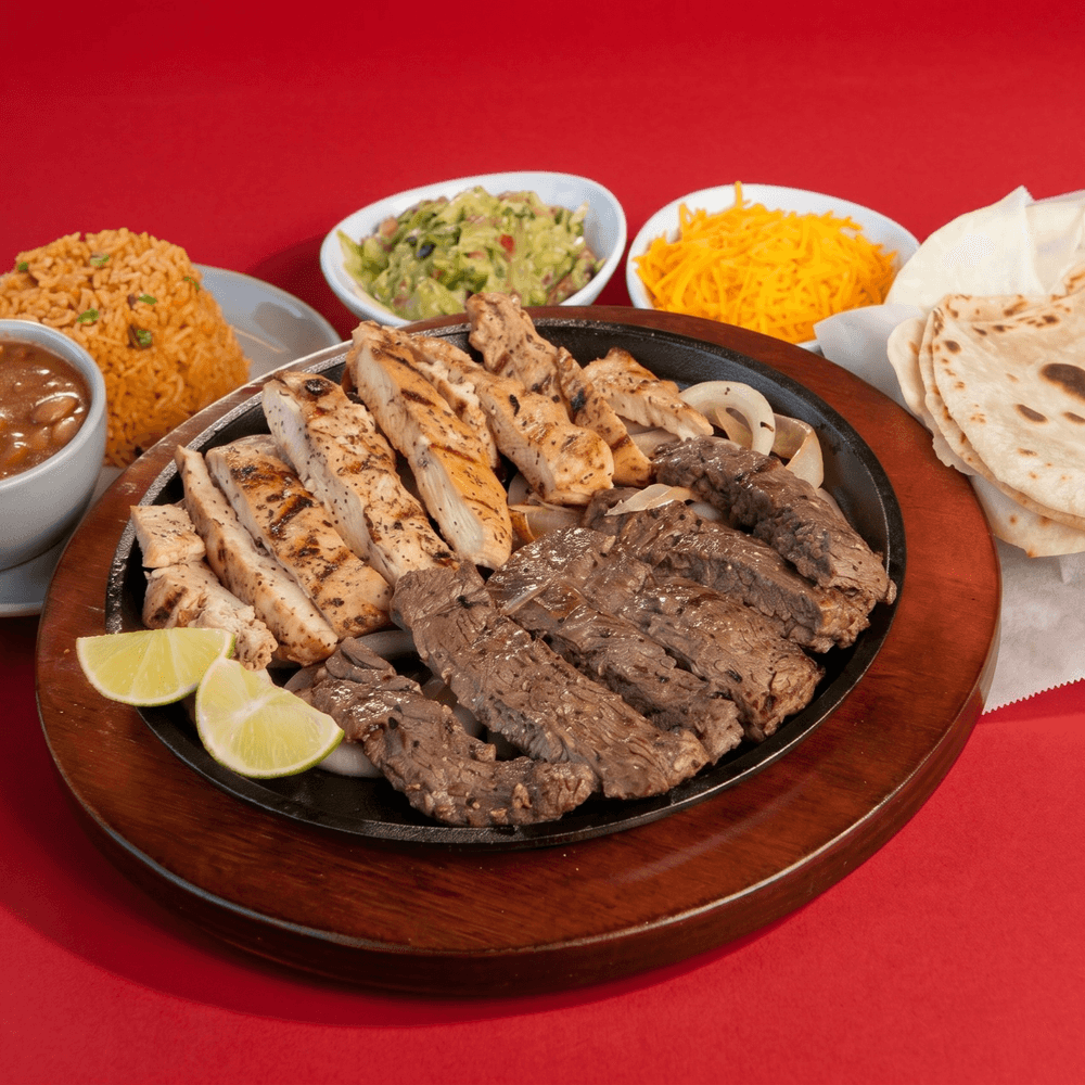 Beef & Chicken Fajitas for 1