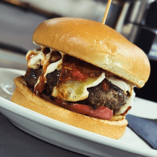 Jam Apple Brie Burger
