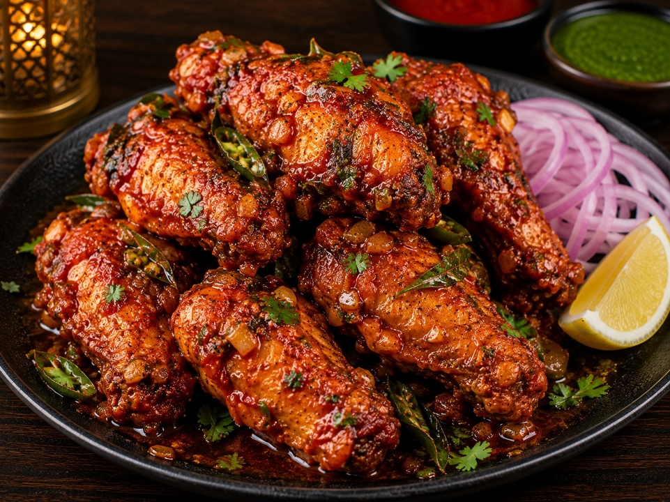 Vindaloo Wings (8 Pieces)