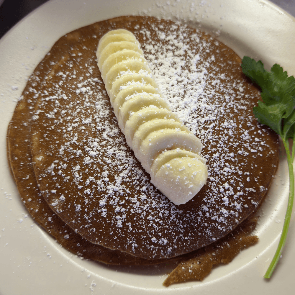 Fresh Banana & Walnut Pancakes
