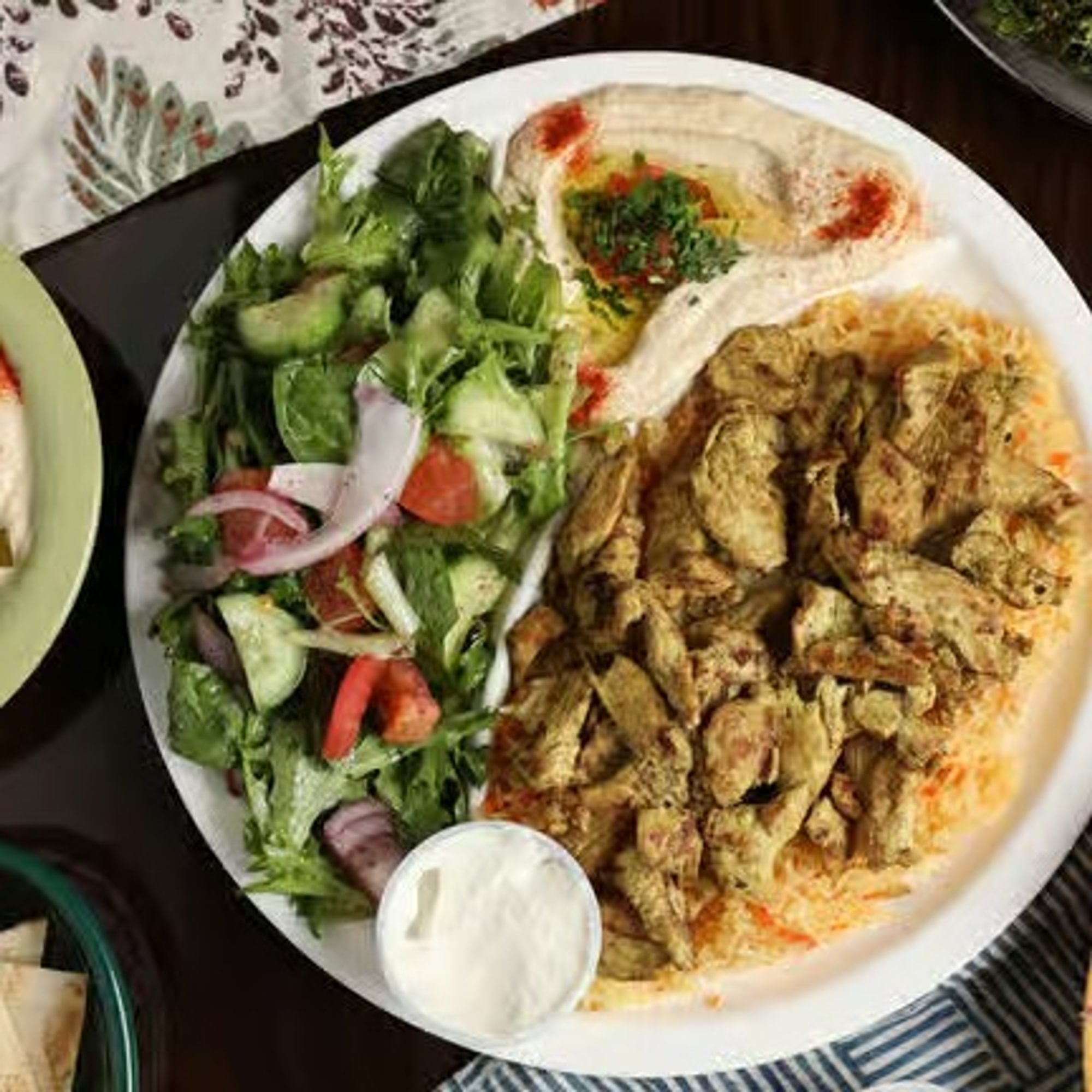Chicken Pomegranate Plate
