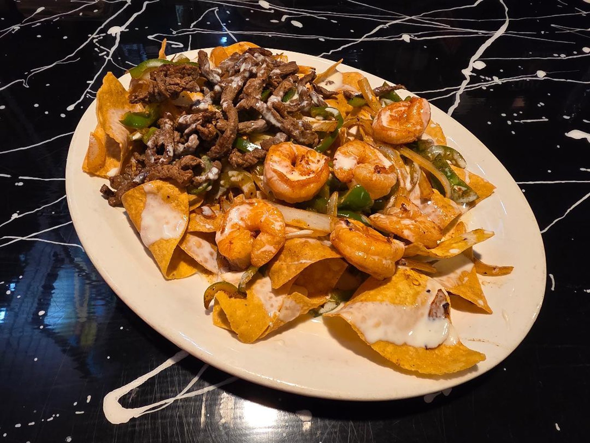 Shrimp & Steak Nachos