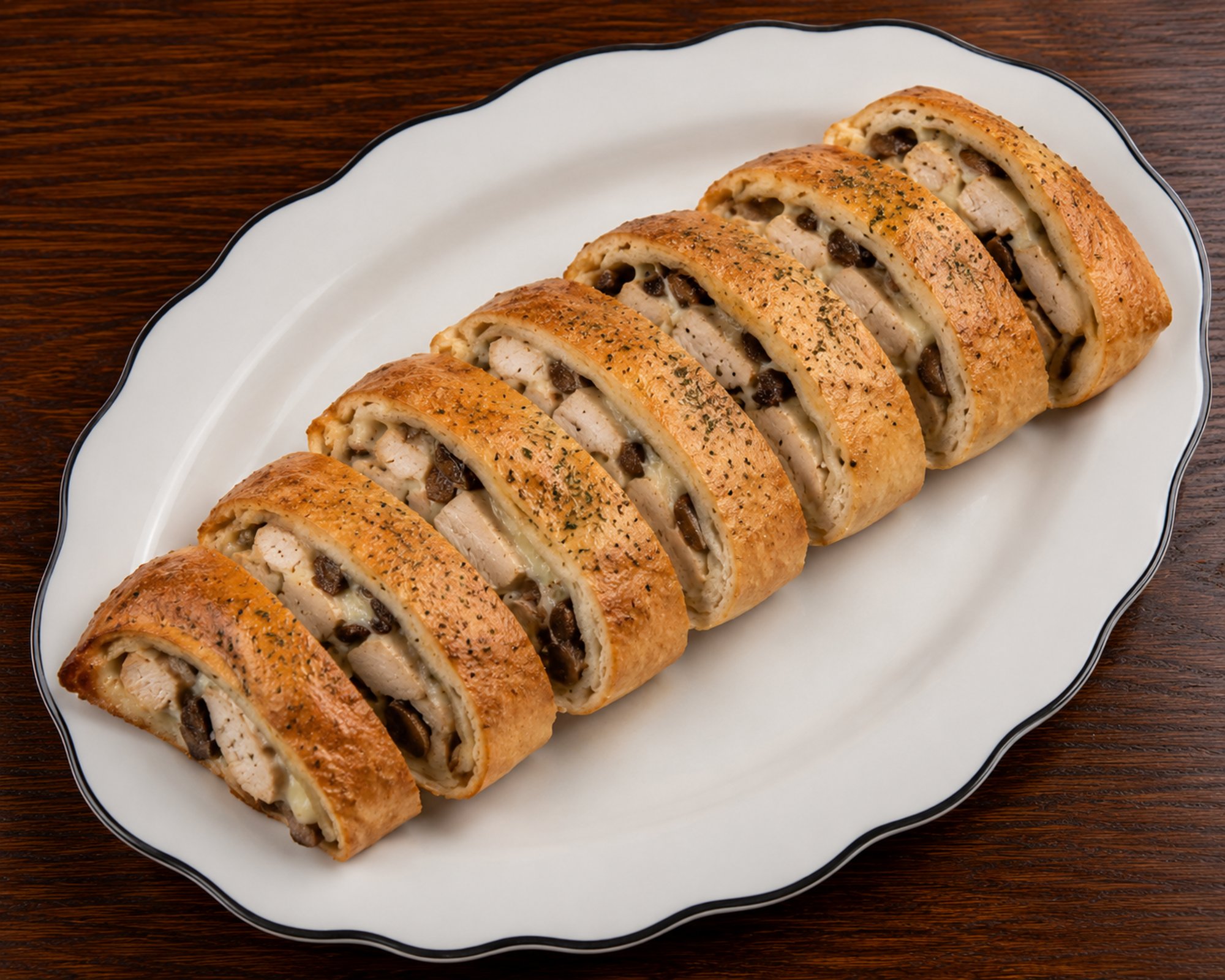 Chicken Marsala Stromboli
