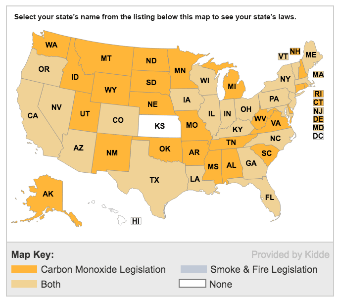 Kidde-Safety-Laws-Map