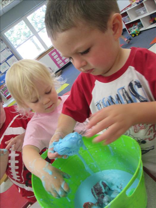 Two-year-olds are incredible learners. Exploring is a fun part of the day.