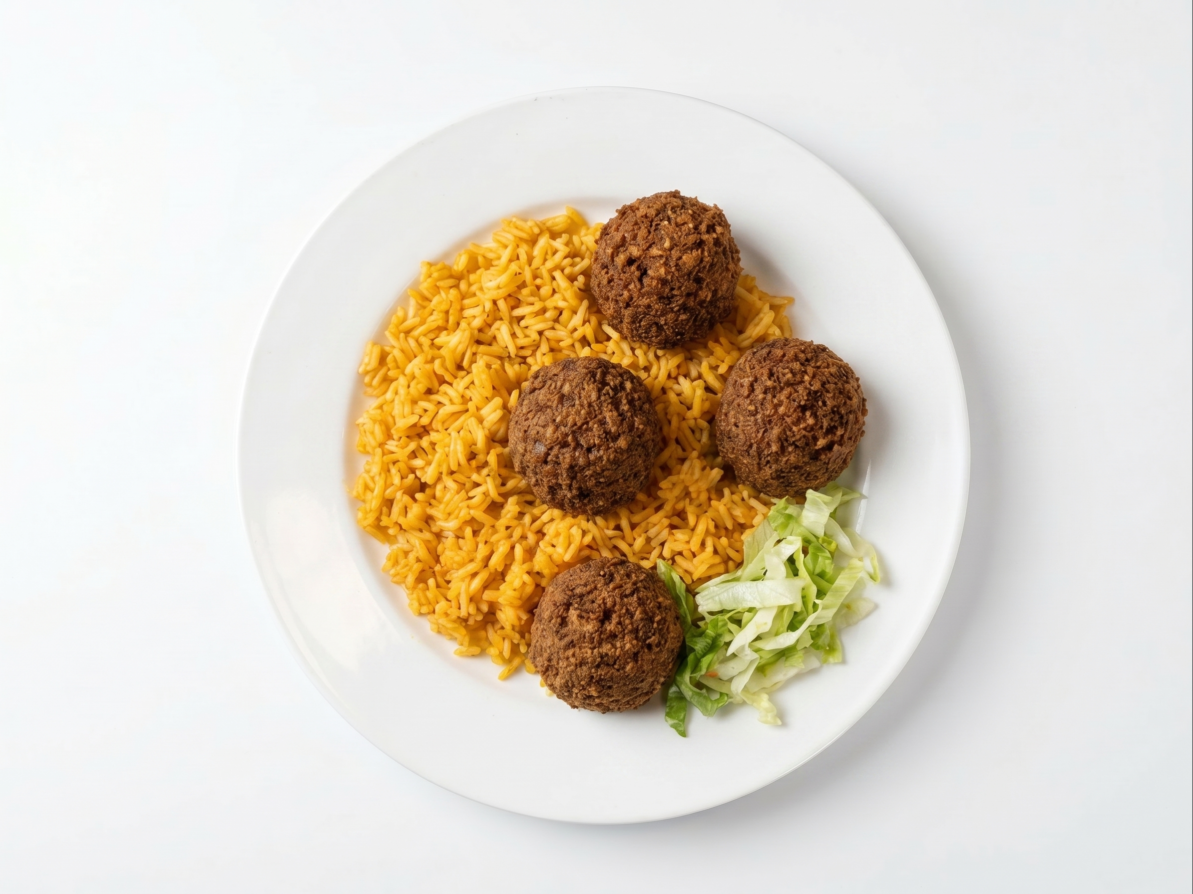 Falafel Over Rice