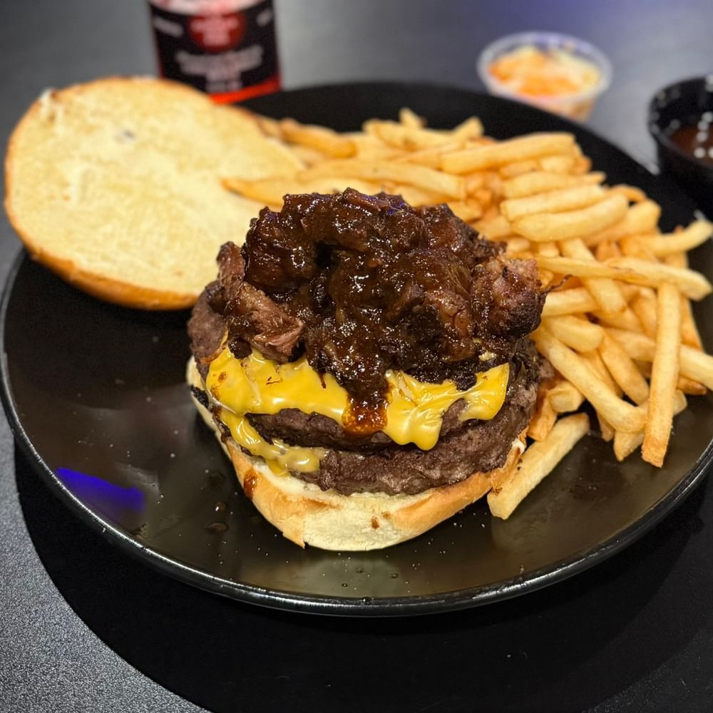 Oxtail Cheeseburger