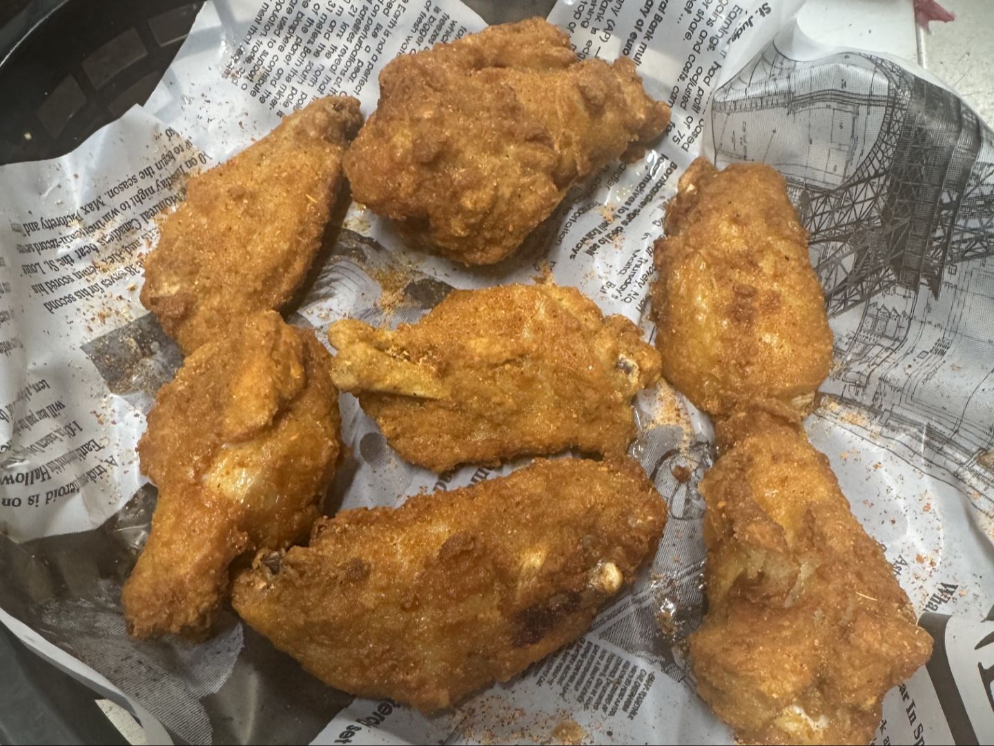 Breaded Chicken Wings (12 Pc)