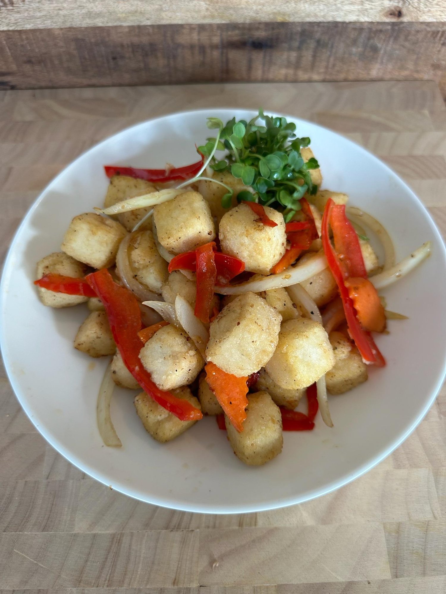 Crispy Tofu (Dau Hu Rang Muoi)